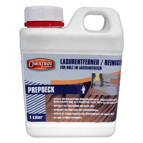 Owatrol Predeck Lasurentferner Holzreiniger 1 Ltr. von OWATROL