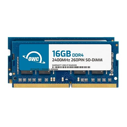 OWC - 32GB Memory Upgrade Kit - 2 x 16GB PC19200 DDR4 2400MHz SO-DIMMs für Mac Mini (Late 2018), 27" und 21,5" iMac (Mid 2017), und kompatible PCs von OWC