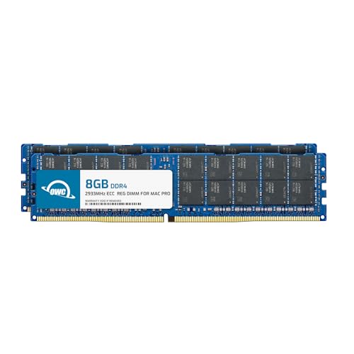 OWC - 16GB Memory Upgrade Kit - 2 x 8GB PC23400 DDR4 ECC-R 2933MHz RDIMMs für Mac Pro 2019 Modelle von OWC