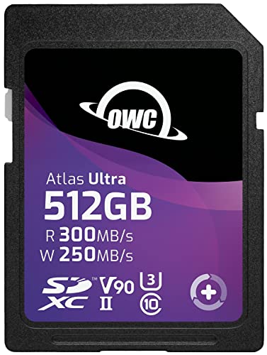 OWC Atlas Pro 512 GB SDXC UHS-II V90 Medienkarte OWC Atlas Pro 512 GB SDXC UHS-II V90 Medienkarte von OWC