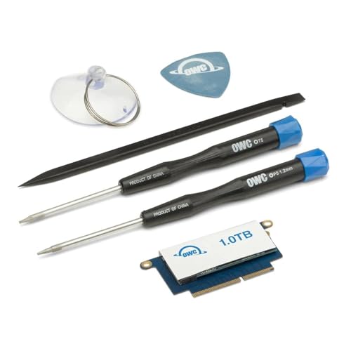 OWC Aura Pro NT Hochleistungs-NVMe-SSD-Upgrade-Kit, kompatibel mit 2016–2017 13-Zoll-MacBook Pro ohne Touch-Leiste (SSD Upgrade Kit mit Werkzeug, 1TB) von OWC