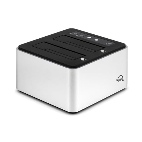 OWC Drive Dock - USB 3.2 (10Gb/s) Dual-Bay Laufwerk Docking-Station für 2,5-Zoll- und 3,5-Zoll-SATA-Laufwerke von OWC