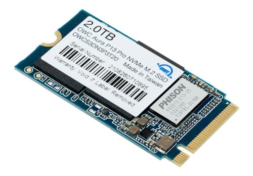 OWC SSD 2TB 2.7/1.0 Aura P13 M.2 komatibel mit PCs und Accelsior 1M2 von OWC