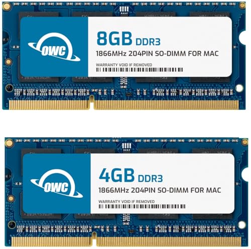 OWC - 12GB Memory Upgrade Kit - 1 x 4GB + 1 x 8GB PC14900 DDR3 1866MHz SO-DIMMs für 27-inch iMac w/Retina 5K Display (Late 2015) Modelle und kompatible PCs OWC - 12GB Memory Upgrade Kit - 1 x 4GB + 1 x 8GB PC14900 DDR3 1866MHz SO-DIMMs für 27-inch iMac w/Retina 5K Display (Late 2015) Modelle und kompatible PCs von OWC