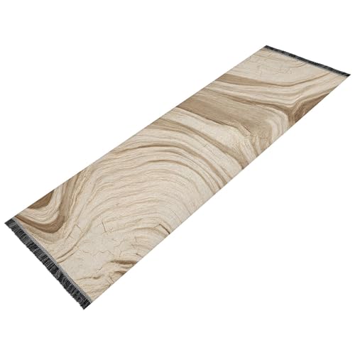 OWFKAY Flurläufer, Holzfarbe, Holzmaserung, lange Fußmatten für den Innenbereich, rutschfest, ultraweich, für Schlafzimmer, Badezimmer, Waschküche, Wohnzimmer, 183 x 60 cm OWFKAY Flurläufer, Holzfarbe, Holzmaserung, lange Fußmatten für den Innenbereich, rutschfest, ultraweich, für Schlafzimmer, Badezimmer, Waschküche, Wohnzimmer, 183 x 60 cm von OWFKAY