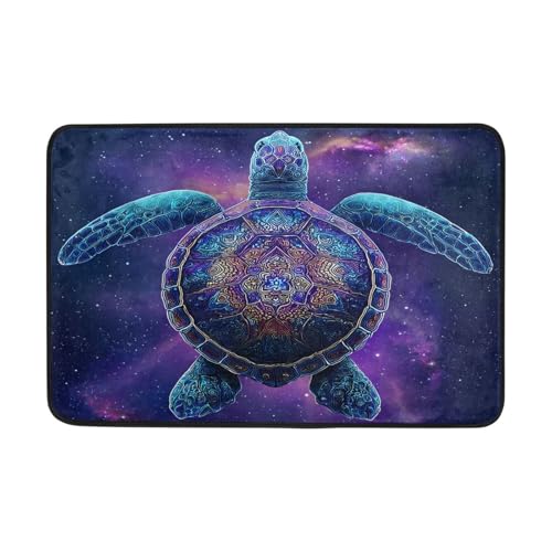 OWFKAY Fußmatte "Welcome Door Mat", Schildkröte, Sternenhimmel, Wohnzimmer, Küche, Bodenmatte, Zuhause, Innen- und Außenbereich, Dekoration, 60 x 40 cm OWFKAY Fußmatte "Welcome Door Mat", Schildkröte, Sternenhimmel, Wohnzimmer, Küche, Bodenmatte, Zuhause, Innen- und Außenbereich, Dekoration, 60 x 40 cm von OWFKAY