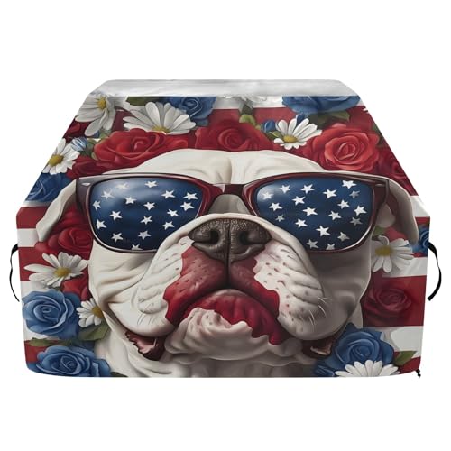 Premium Grillabdeckung, wasserdicht, farbecht, Grillabdeckung, strapazierfähig, passend für Grillbreiten bis zu 63,5 cm, Rosenflagge Hund Premium Grillabdeckung, wasserdicht, farbecht, Grillabdeckung, strapazierfähig, passend für Grillbreiten bis zu 63,5 cm, Rosenflagge Hund von OWFKAY
