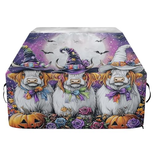 Premium Grillabdeckung, wasserdicht, farbecht, Grillabdeckung, strapazierfähig, passend für Grillbreiten bis zu 63,5 cm in drei Halloween-Hochlandkuh Premium Grillabdeckung, wasserdicht, farbecht, Grillabdeckung, strapazierfähig, passend für Grillbreiten bis zu 63,5 cm in drei Halloween-Hochlandkuh von OWFKAY