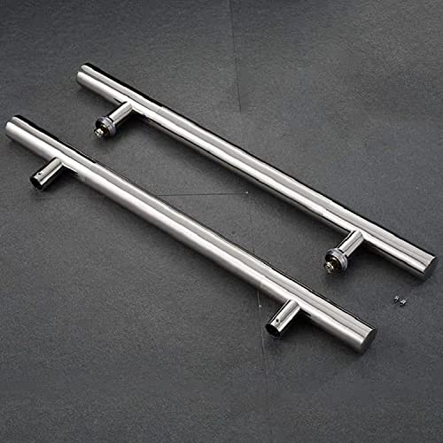 OWIEN Doppelseitiger Push-Pull-Türgriff aus Edelstahl 304, Außentürgriff, Haustürgriff für Gartentorschuppen(60 * 40cm) von OWIEN