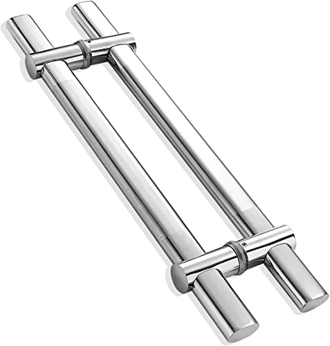 OWIEN Moderne Haustürgriffe, Verstellbarer Griff, Edelstahl-Türgriff von Stange zu Stange, zweiseitige Schiebetürgriffe(80cm) von OWIEN
