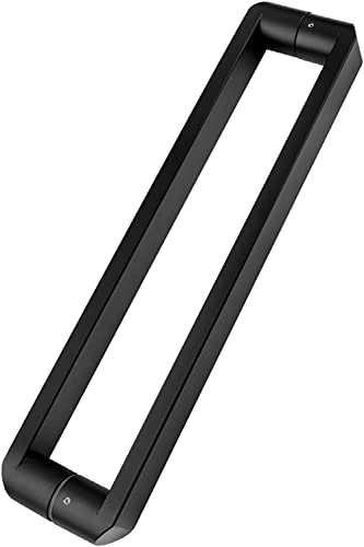 OWIEN Rustikaler Innen-Außen-Pull-Push-Türgriff, Quadratischer doppelseitiger Schiebetürgriff, robuster Edelstahl(44cm/17.3in) von OWIEN