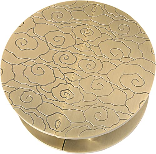 OWIEN Scheunentorgriff, großer Türgriff aus antikem Aluminium für Innen- und Außentüren, halbrund, doppelseitig(20cm/8in) von OWIEN