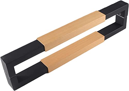 OWIEN Schiebetürgriff, 15,7 "/ 24" / 31 "doppelseitiger Türgriff aus Edelstahl im Leiterstil für das Büro-Ladentor(Yellow,42.5cm/1.4ft) von OWIEN