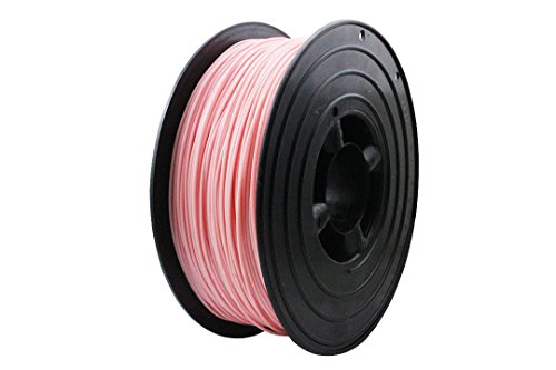 3D Filament 1kg B-Ware Filament Rolle in verschiedenen Farben Rot Gold Silber Grün Blau Braun Lila Violett Beige Transparent Gelb Orange Schwarz Weiß (Hellrosa (B-Ware)) von OWL-Filament