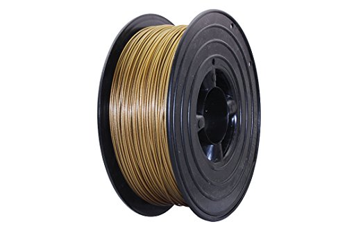 OWL-Filaments 3D Drucker 1kg Filament Rolle PLA 1.75mm 1000g Spule Made in Gemany Premium Qualität (PLA 1,75mm, Gold) von OWL-Filament