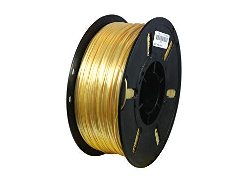 3D-Drucker-Filament aus SILK-PLA-Kunststoff, 1,75 mm, 1-kg-Spule, Onyx Yellow, Gelb von OWL-Filament