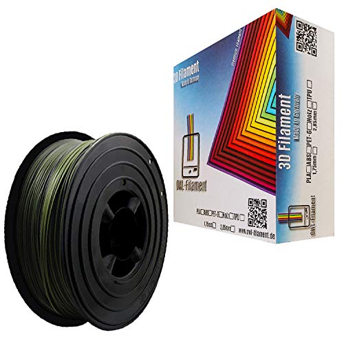 OWL-Filament 3D-Drucker PLA 1,75mm 1kg Spule Rolle (Camouflage) von OWL-Filament