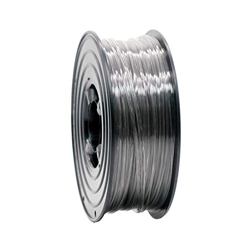 OWL-Filament Premium 3D PETG Filament 1kg 1,75mm PET-G Made in Germany (Grau-Transparent) von OWL-Filament