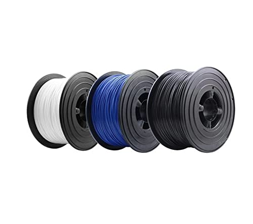 PETG Filament 3D Drucker 1,75mm / 3 x 1kg Rolle Schwarz für 3D Printer oder Stift 3er Set (3Kg) von OWL-Filament