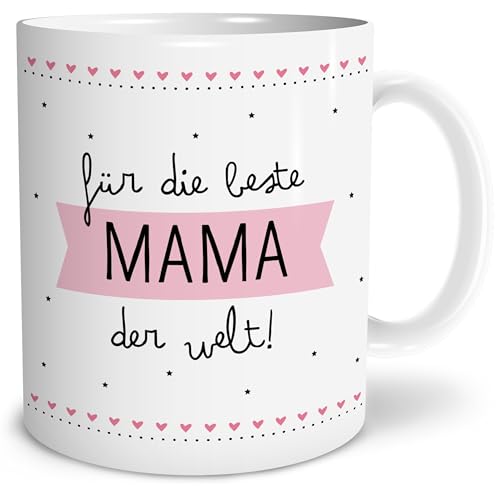 OWLBOOK® Muttertagsgeschenk Tasse | Muttertagsgeschenke für Mama Tasse Geschenk Muttertag Tasse | Beste Mama | Geschenk für Frauen Mütter zum Geburtsag | Keramik 300ml von OWLBOOK