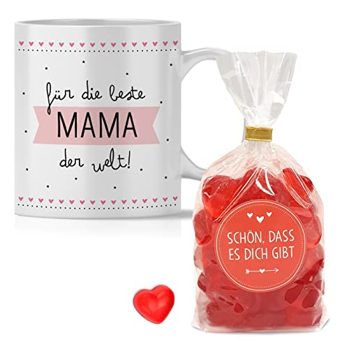 OWLBOOK® Geschenke für Mama zu Weihnachten Geschenke für Frauen Beste Mama Tasse Weihnacht Geschenke für Mama Geburtstag Geschenk Muttertag Weihnachten 300 ml Keramik von OWLBOOK