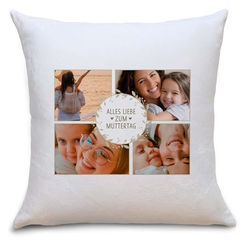 OWLBOOK® Geschenke für Mama Muttertagsgeschenke Geburtstagsgeschenk für Mama Geschenk Geburtstag Muttertag Mum Mutter Frau | Raster Muttertag Alles Liebe | Flauschig 40x40 von OWLBOOK