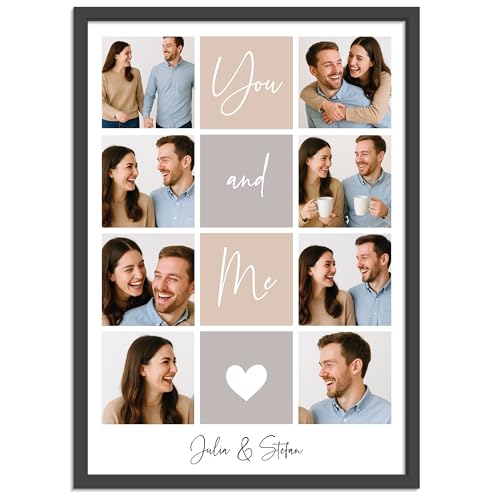 OWLBOOK® Personalisierte Foto Geschenke selbst gestalten | Fotogeschenke Partner Liebes Geschenke | Geschenke mit Foto für Ihn Sie zum Jahrestag Hochzeitstag Valentinstag | You and Me | Papier von OWLBOOK