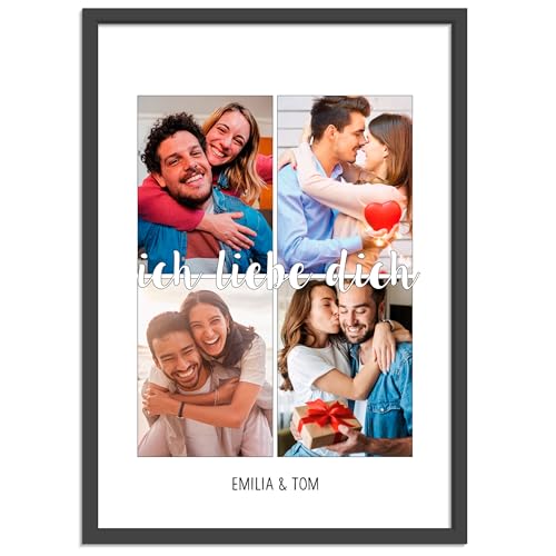 OWLBOOK® Personalisierte Geschenke für Frauen Männer Valentinstags Geschenke für Ihn Sie Fotogeschenke mit eigenem Foto Partner Geschenke mit Foto zum Jahrestag ich liebe dich Papier von OWLBOOK