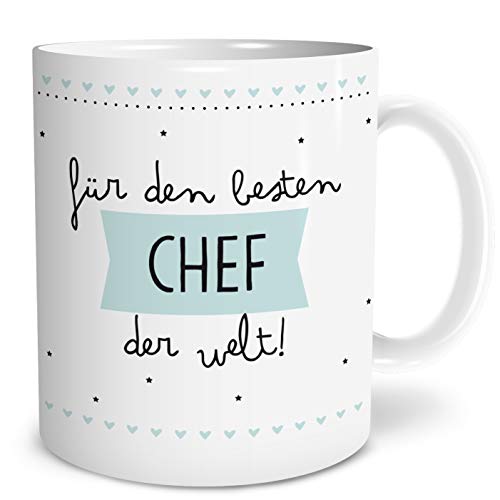 OWLBOOK® Boss Chef Tasse mit Spruch - Geschenk für Männer und Bester Chef zum Geburtstag - Keramik 300 ml von OWLBOOK