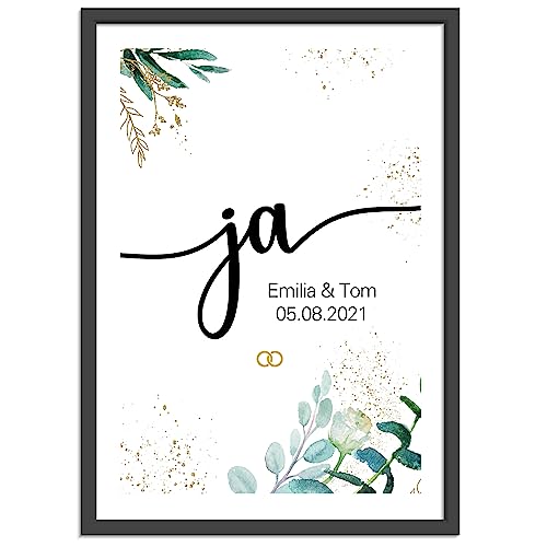OWLBOOK® Personalisierte Hochzeitsgeschenke für Brautpaar | Geschenk Hochzeit Geschenke für Brautpaar | Personalisierte Geschenke zur Hochzeit | Bilderrahmen | Ja | Papier OWLBOOK® Personalisierte Hochzeitsgeschenke für Brautpaar | Geschenk Hochzeit Geschenke für Brautpaar | Personalisierte Geschenke zur Hochzeit | Bilderrahmen | Ja | Papier von OWLBOOK