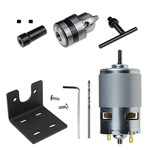 OWLEEN 775 Motor 10000 U/min DC 12 V Drehmaschine 775 Motor mit Mini-Handbohrfutter und Fräsmaschine Montagehalterung OWLEEN 775 Motor 10000 U/min DC 12 V Drehmaschine 775 Motor mit Mini-Handbohrfutter und Fräsmaschine Montagehalterung von OWLEEN