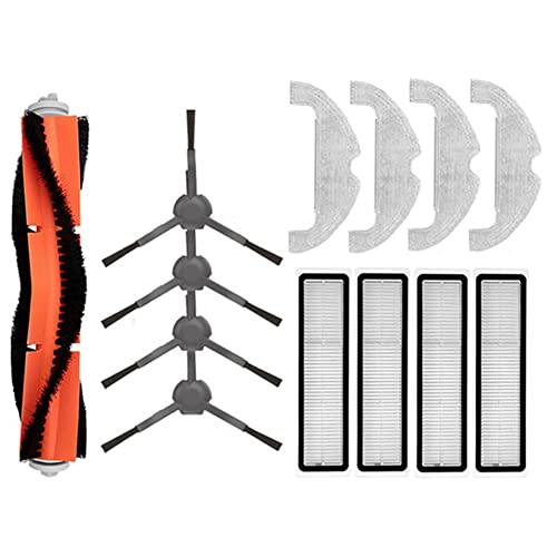 OWLEEN Ersatz für Robot Vacuum-Mop 2 Ultra STYTJ05ZHM Reiniger Ersatzteile Hauptseitenbürste Hepa Filter Mop von OWLEEN