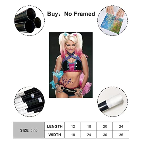 Alexa Bliss 2 Leinwand-Poster, Schlafzimmer, Dekoration, Sport, Landschaft, Büro, Raumdekoration, Geschenk, ungerahmt, 60 x 90 cm von OWNPET