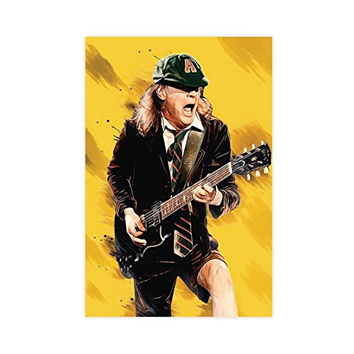 Angus Young Leinwand-Poster, Schlafzimmer, Dekoration, Sport, Landschaft, Büro, Raumdekoration, Geschenk, ungerahmt, 30 x 45 cm Angus Young Leinwand-Poster, Schlafzimmer, Dekoration, Sport, Landschaft, Büro, Raumdekoration, Geschenk, ungerahmt, 30 x 45 cm von OWNPET
