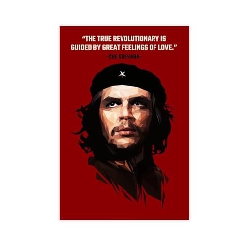 Che Guevara Zitate Leinwand Poster Schlafzimmer Dekor Sport Landschaft Büro Zimmer Dekor Geschenk ungerahmt 40 x 60 cm von OWNPET