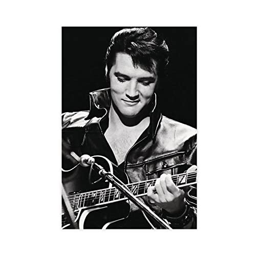 Elvis Presley 1 Leinwand-Poster, Schlafzimmer, Dekoration, Sport, Landschaft, Büro, Raumdekoration, Geschenk, ungerahmt, 40 x 60 cm von OWNPET
