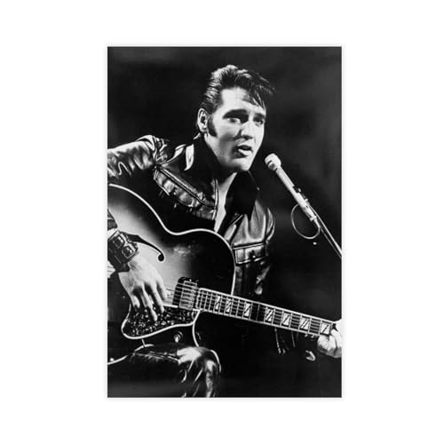 Elvis Presley 4 Leinwandposter Schlafzimmer Dekor Sport Landschaft Büro Zimmer Dekor Geschenk ungerahmt 60 x 90 cm von OWNPET