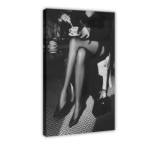 OWNPET Helmut Newton 15 Leinwand-Poster, Wandkunst, Dekordruck, Bild, Gemälde für Wohnzimmer, Schlafzimmer, Dekoration, Rahmenstil, 40 x 60 cm von OWNPET