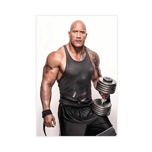 OWNPET Leinwand-Poster, Schauspieler Dwayne Johnson, Wandkunst, Dekor, Bild, Gemälde für Wohnzimmer, Schlafzimmer, Dekoration, ungerahmt, 30 x 45 cm OWNPET Leinwand-Poster, Schauspieler Dwayne Johnson, Wandkunst, Dekor, Bild, Gemälde für Wohnzimmer, Schlafzimmer, Dekoration, ungerahmt, 30 x 45 cm von OWNPET