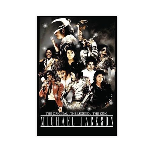 OWNPET Michael Jackson 11 Leinwand-Poster, Wandkunst, Dekordruck, Bild, Gemälde für Wohnzimmer, Schlafzimmer, Dekoration, ungerahmt, 30 x 45 cm von OWNPET
