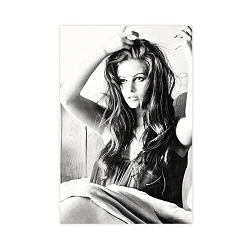 OWNPET Schauspielerin Claudia Cardinale Leinwand-Poster, Wandkunst, Dekordruck, Bild, Gemälde für Wohnzimmer, Schlafzimmer, Dekoration, ungerahmt, 30 x 45 cm von OWNPET