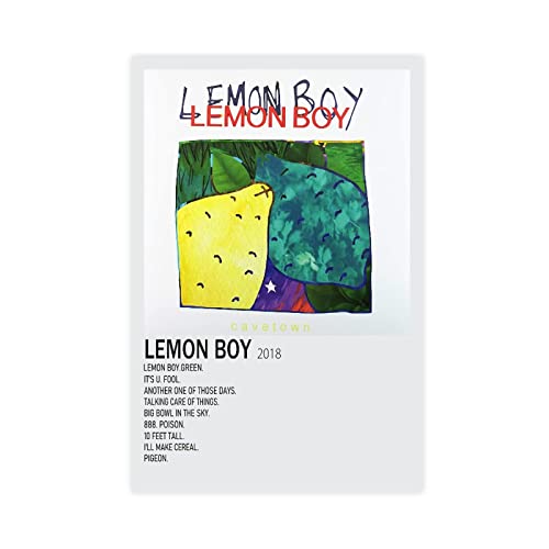 OWNPET Singer Cavetown Lemon Boy Album Cover Leinwand Poster Wandkunst Dekor Druck Bild Gemälde für Wohnzimmer Schlafzimmer Dekoration ungerahmt 30 x 45 cm von OWNPET