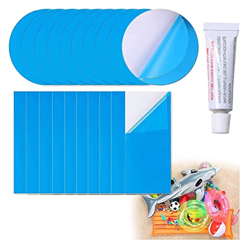 20Pcs Selbstklebende Reparaturflicken Pool Für Schwimmbecken mit Kleber,PVC Reparaturset Pool,Reparatur Pool Flicken,Selbstklebend Unterwasser Reparatur Pool Flicken für Schwimmbäder Aufblasbares Boot 20Pcs Selbstklebende Reparaturflicken Pool Für Schwimmbecken mit Kleber,PVC Reparaturset Pool,Reparatur Pool Flicken,Selbstklebend Unterwasser Reparatur Pool Flicken für Schwimmbäder Aufblasbares Boot von OWOAOOwl