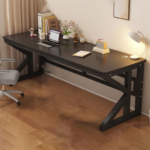 Computertisch Gaming-Schreibtisch Stabile Unterstützung Stehpult-Arbeitsplatz für das Arbeitszimmer Metallstruktur Büromöbel Ergonomischer Home-Office-Schreibtisch,Schwarz + Schwarzes Regal,80*60c Computertisch Gaming-Schreibtisch Stabile Unterstützung Stehpult-Arbeitsplatz für das Arbeitszimmer Metallstruktur Büromöbel Ergonomischer Home-Office-Schreibtisch,Schwarz + Schwarzes Regal,80*60c von OWOHYG