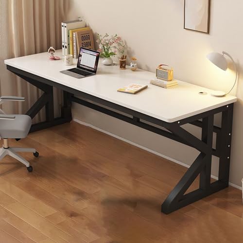 Computertisch Gaming-Schreibtisch Stabile Unterstützung Stehpult-Arbeitsplatz für das Arbeitszimmer Metallstruktur Büromöbel Ergonomischer Home-Office-Schreibtisch,Weiß + Schwarzes Regal,120*60 Computertisch Gaming-Schreibtisch Stabile Unterstützung Stehpult-Arbeitsplatz für das Arbeitszimmer Metallstruktur Büromöbel Ergonomischer Home-Office-Schreibtisch,Weiß + Schwarzes Regal,120*60 von OWOHYG