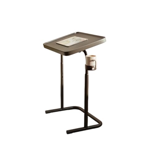Höhenverstellbarer Laptop-Schreibtisch mit Rädern, Klappbarer Nachttisch für Schlafzimmer, Büro und Sofa, Schwarz, 48 x 35 cm – Vielseitiger tragbarer Arbeitsplatz für Komfort und Bequemlichkeit,Negr Höhenverstellbarer Laptop-Schreibtisch mit Rädern, Klappbarer Nachttisch für Schlafzimmer, Büro und Sofa, Schwarz, 48 x 35 cm – Vielseitiger tragbarer Arbeitsplatz für Komfort und Bequemlichkeit,Negr von OWOHYG