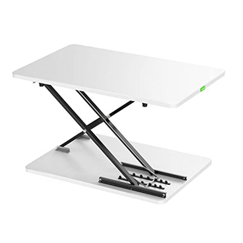Höhenverstellbarer Stehpult, klappbarer Laptopständer, weißer Schreibtisch für Home Office und Arbeitszimmer, 64 x 40 x 5–47 cm – ergonomische Sitz-Steh-Werkbank, platzsparendes Design, weiß, 64 x 40 Höhenverstellbarer Stehpult, klappbarer Laptopständer, weißer Schreibtisch für Home Office und Arbeitszimmer, 64 x 40 x 5–47 cm – ergonomische Sitz-Steh-Werkbank, platzsparendes Design, weiß, 64 x 40 von OWOHYG