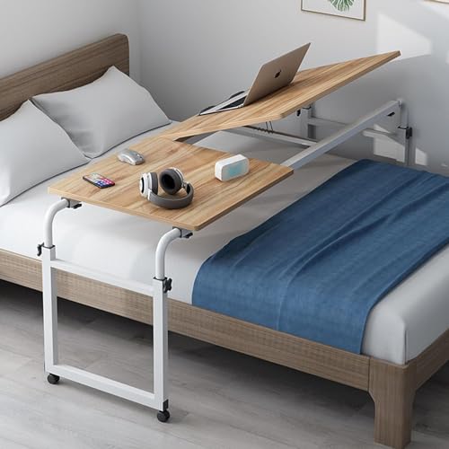 OWOHYG Bettschreibtisch Mit Rollen, Verstellbare Tischplattentrennwand, Höhen- Und Breitenverstellbarer Laptoptisch, Steharbeitsplatz, Mobiler Kreuzbetttisch Für Das Home Office,C,120 * 40cm OWOHYG Bettschreibtisch Mit Rollen, Verstellbare Tischplattentrennwand, Höhen- Und Breitenverstellbarer Laptoptisch, Steharbeitsplatz, Mobiler Kreuzbetttisch Für Das Home Office,C,120 * 40cm von OWOHYG