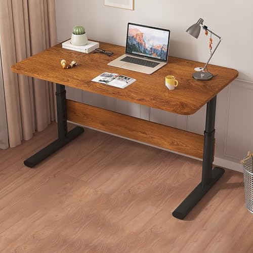 OWOHYG Höhenverstellbarer Schreibtisch, Büro-Computerarbeitsplatz mit Gelenkplatte, ergonomischer Schreibtisch für Zuhause und Büro, 120 x 50 cm Arbeitsfläche, modernes Design für Produktivität OWOHYG Höhenverstellbarer Schreibtisch, Büro-Computerarbeitsplatz mit Gelenkplatte, ergonomischer Schreibtisch für Zuhause und Büro, 120 x 50 cm Arbeitsfläche, modernes Design für Produktivität von OWOHYG
