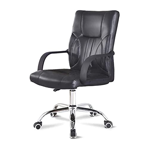 OWOHYG Home-Work-Stuhl Chefstuhl Bürostuhl Ergonomischer Leder-Schreibtischstuhl Computer-Drehstuhl Bürostuhl Ergonomischer Stuhl mit Armlehnen Star of Light Stabilize von OWOHYG